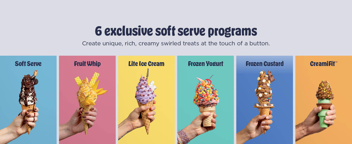 6 exclusive soft serve programs