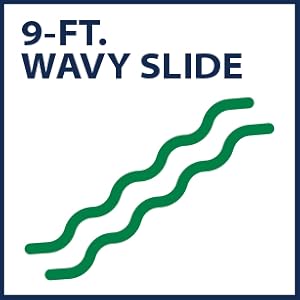 9 foot wavy slide