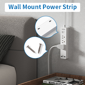 Wall Mount Power Strip