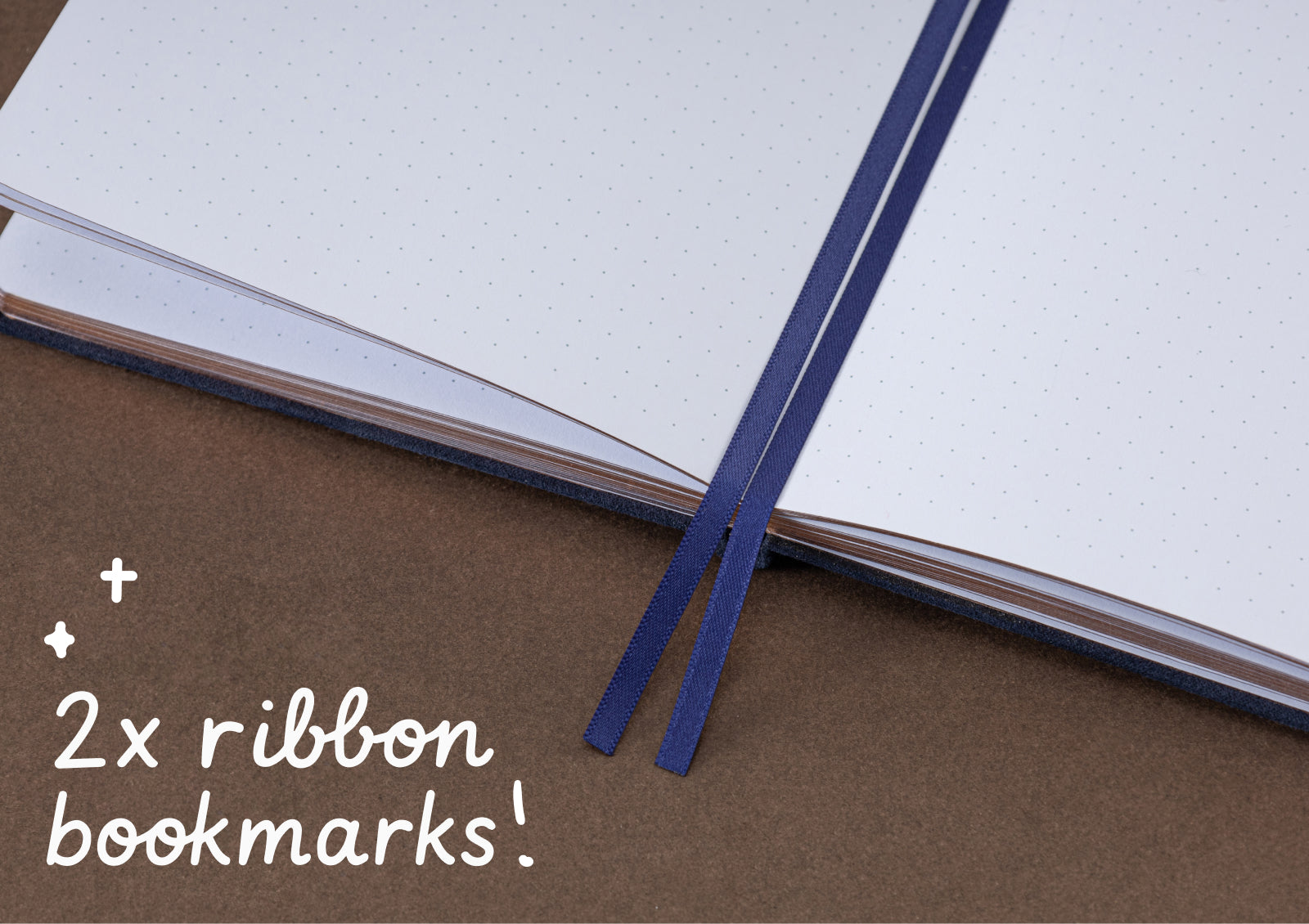 Open Tsuki Neko Dreams Midnight Neko Notebook showing back pocket for notes and free gold cat paper clip.