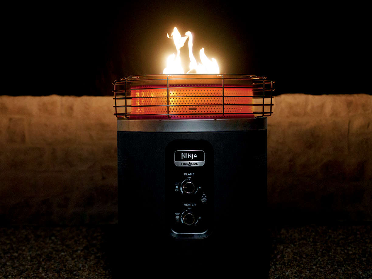 Choose heat, flames, or both