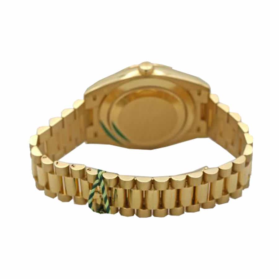 rolex day date 228348rbr kw yellow gold diamonds champagne dial 1