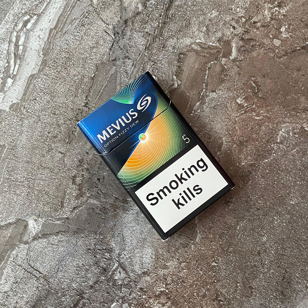 Mevius Option Fizzy Dew 5 🍂 ‣ Duty Free Price ‣ Only 5€👍