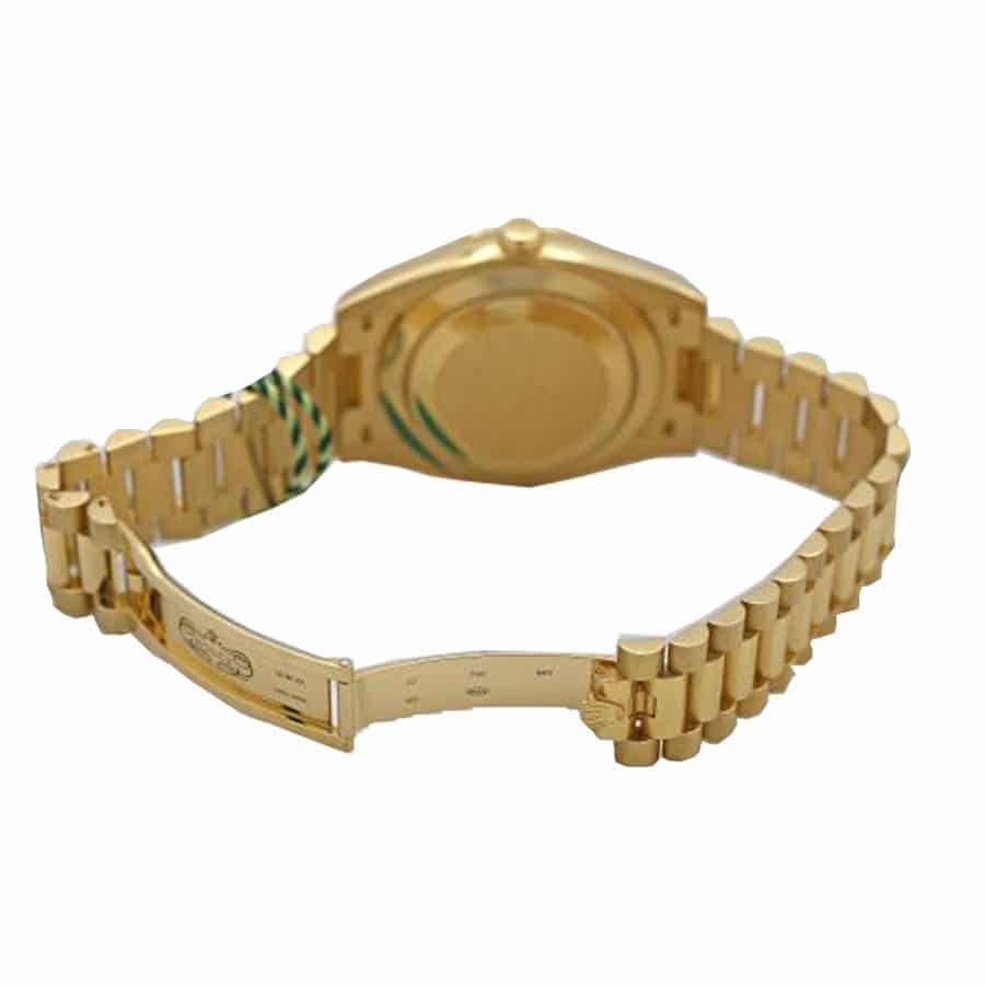 rolex day date 228348rbr kw yellow gold diamonds champagne dial replica 2