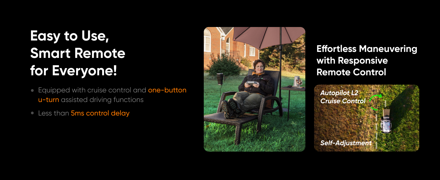 remote control lawn mower