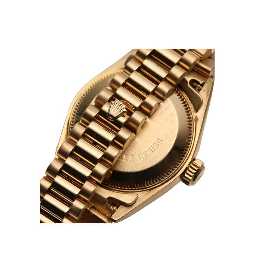 rolex lady datejust 69178 yellow gold malachite dial replica