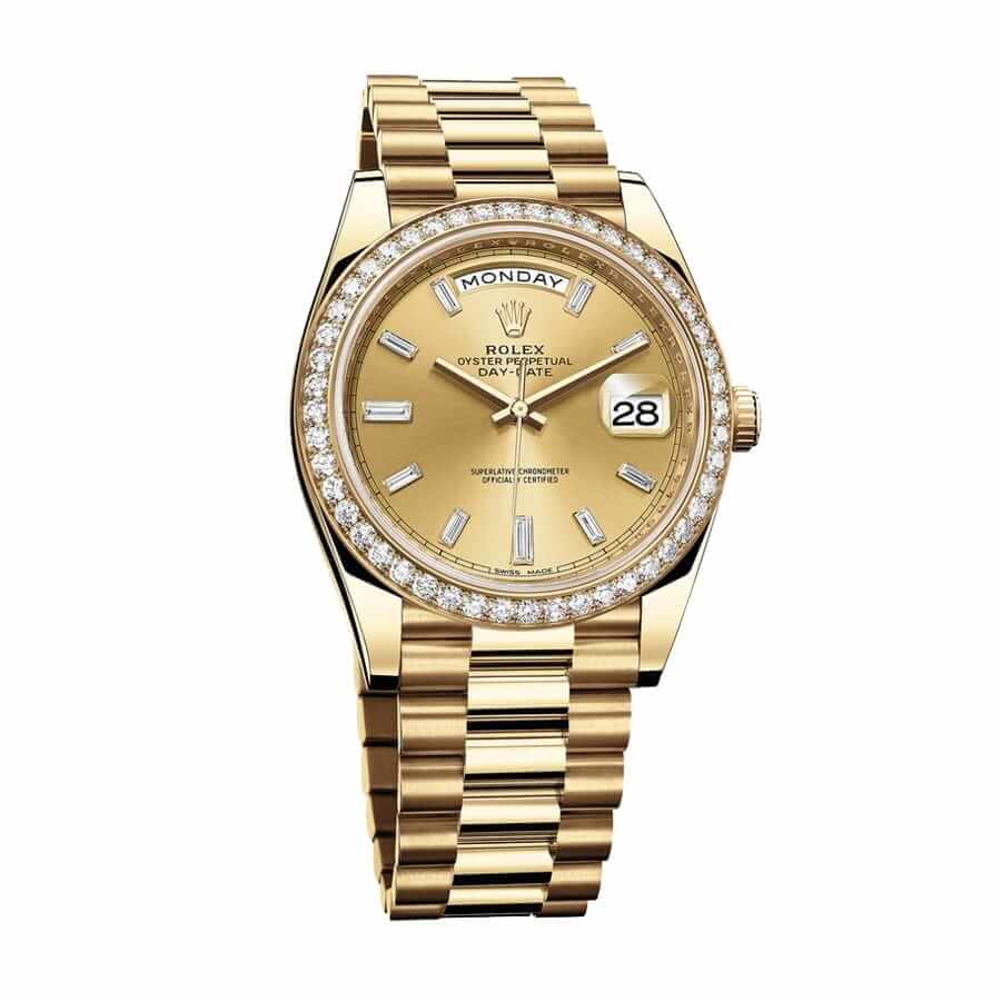 rolex-day-date-228348rbr-kw-yellow-gold-diamonds-champagne-dial-left-replica