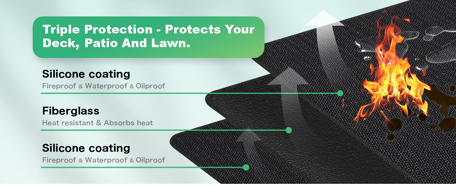 bbq matt for under grill