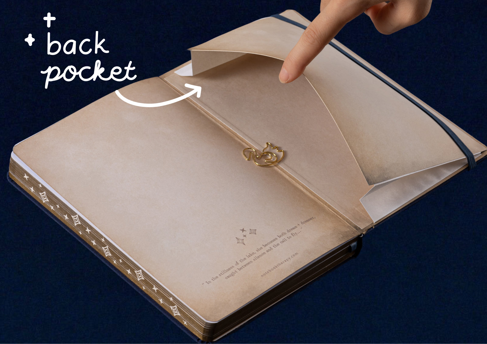 A photo of Tsuki Journey in Japan Origami Dreams Notebook