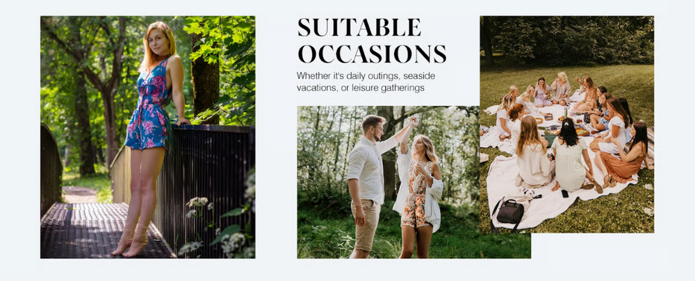 🔥 Summer Sale 50% OFF 🔥 Women's Summer Smocked Romper