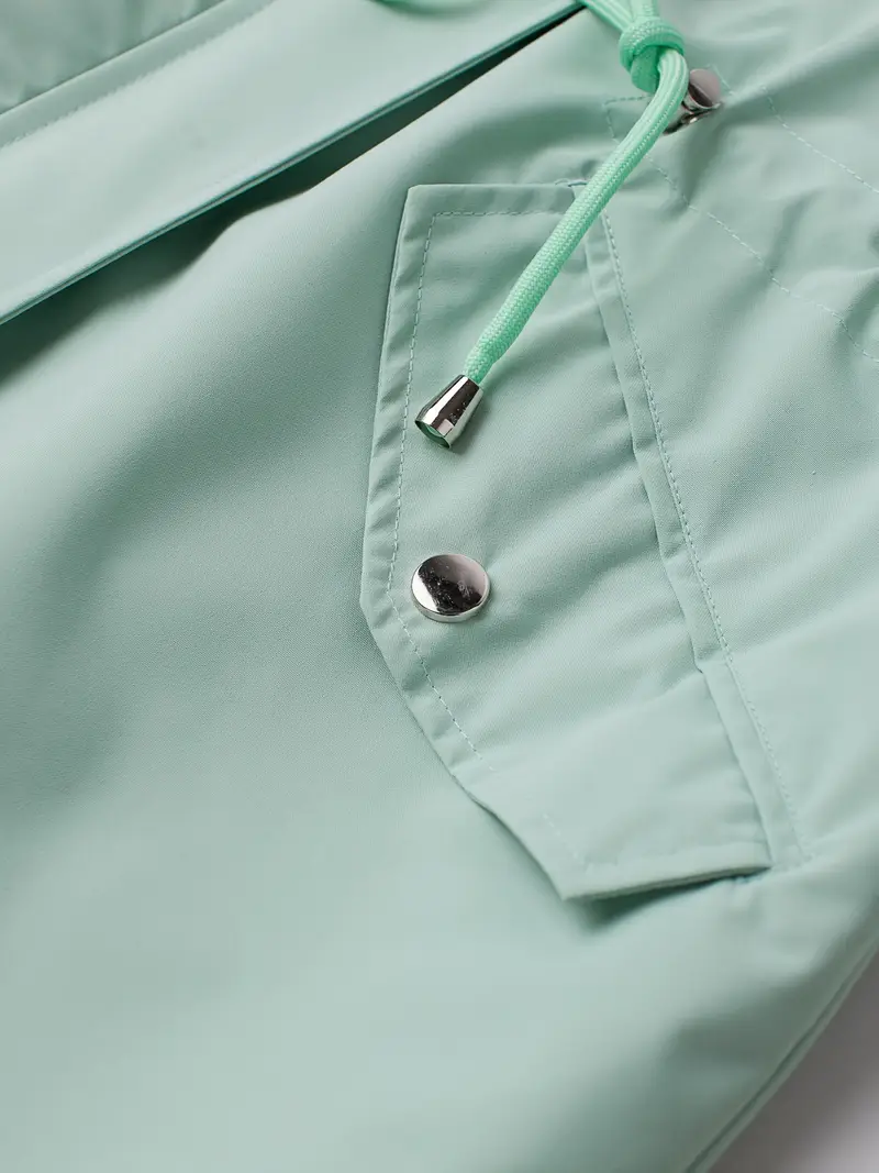 womens beige hooded zip up trench coat with drawstring waist multiple pockets casual long sleeve jacket for fall winter machine washable Product details 21