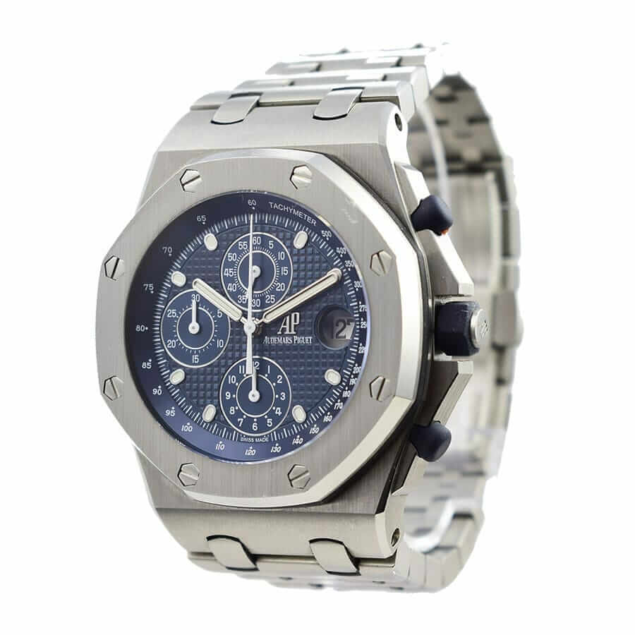 audemars piguet royal oak offshore chronograph blue dial 26237st oo 1000s