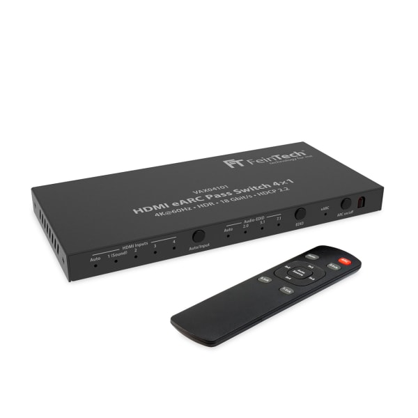 Galerie Bild 1 von 6 FeinTech HDMI eARC Pass Switch 4x1