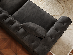 black velvet sofa luxury couches for living room tufted sofa comfortable sofa green velvet loveseat