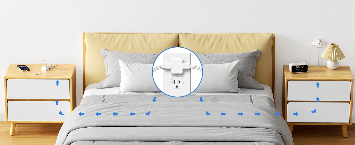 double male extension cord