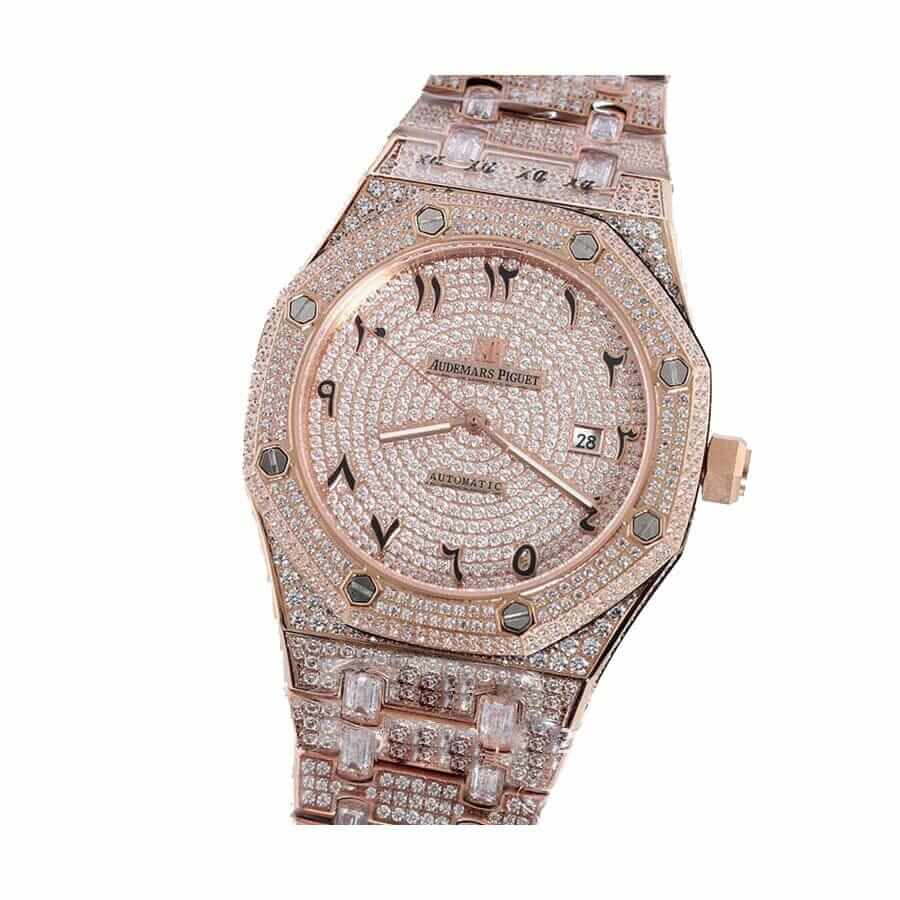 audemars piguet royal oak selfwinding 15400sr oo 1220sr 01 iced out replica 2