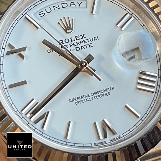 Rolex Day-Date President White Roman Dial 118235f-0024 Replica