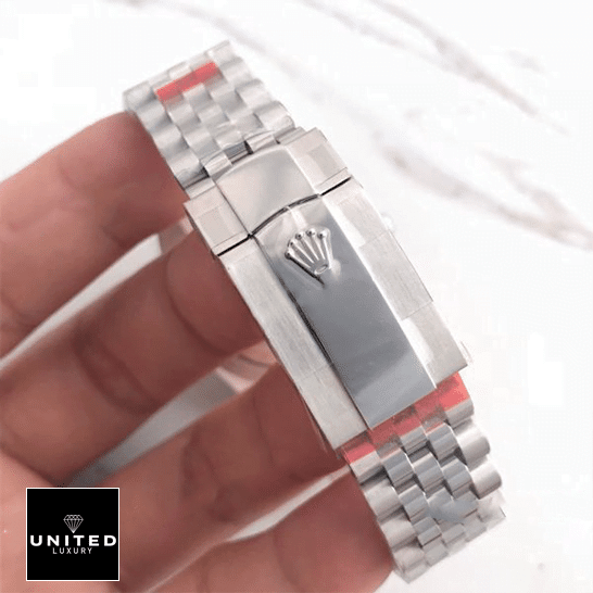 Rolex Datejust II Perpetual 126300-0014 Jubilee Bracelet Fold Clasp on the Rolex Logo Replica