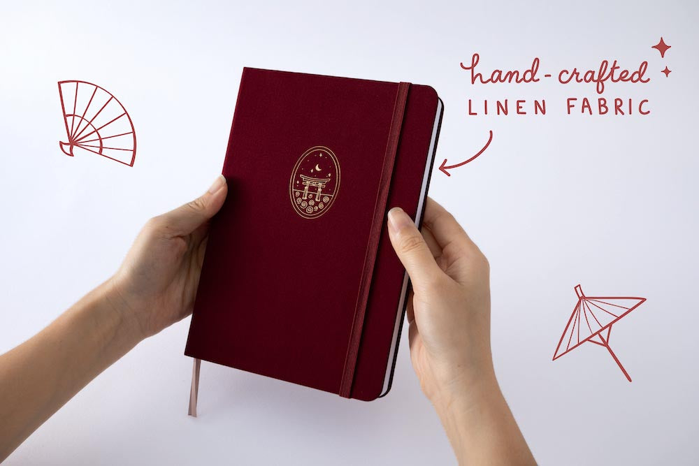 hand crafted linen cover