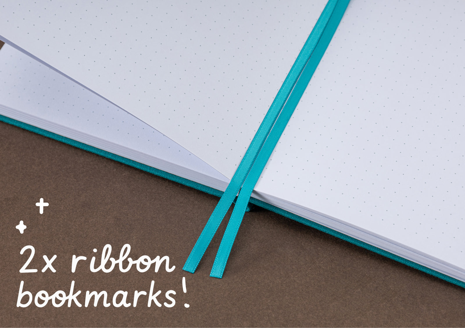 Open Tsuki Neko Dreams Sleepy Neko Notebook showing inner back pocket for storing notes and cat-shaped clips.