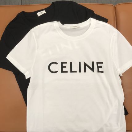 CELINE Tシャツカットソー 送料込【CELINE】 セレブも愛用 クルーネック ロゴTシャツ(2)