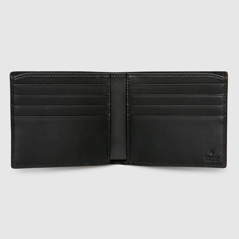 珊瑚蛇印花GG Supreme帆布钱包