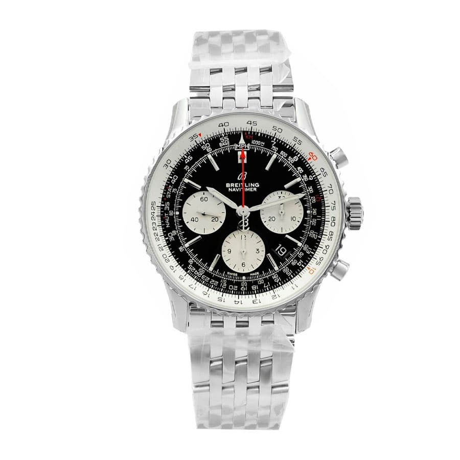 breitling navitimer b01 black dial limited edition ab0127211b1a1 unworn replica